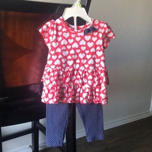 2 piece baby girl outfit 12m